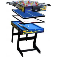 [아마존베스트]IF Combo 4 in 1 Multi Game Table Set Tabletop Foosball Table Hockey Table Billiard Pool Table Ping Pong Table with All Accessory, 3ft/4ft