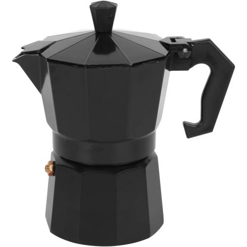  iFCOW Espresso Maker Pot Aluminum Coffee Maker Pot Moka Pot Kitchen Accessory for Home Office Coffee Shop Use 150ml 3Cup