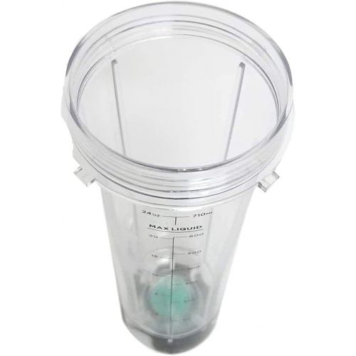  iFCOW 24 Oz Replacement Cups with Lids Vacuum Cup Portable Juice Cup Compatible with Nutri Ninja Bl580 Blender