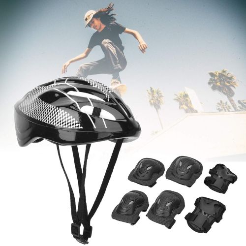  IFCOW FCOW Adult Protective Gear Set, for Skateboarding Bike Riding Roller Skating Scootering (7 Pcs)