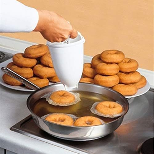  [아마존베스트]iFCOW Doughnut Maker Plastic Donut Mold Dispenser DIY Kitchen Baking Tool