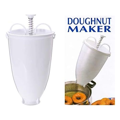  [아마존베스트]iFCOW Doughnut Maker Plastic Donut Mold Dispenser DIY Kitchen Baking Tool