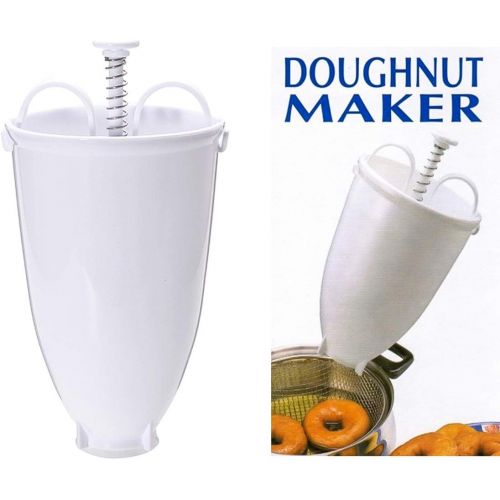  [아마존베스트]iFCOW Doughnut Maker Plastic Donut Mold Dispenser DIY Kitchen Baking Tool