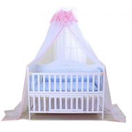 [아마존베스트]IFELES Baby Net Baby Toddler Bed Crib Dome Canopy Netting (butterfly white)