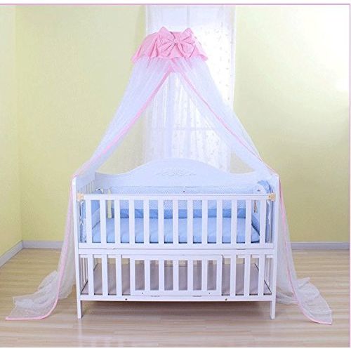  [아마존베스트]IFELES Baby Net Baby Toddler Bed Crib Dome Canopy Netting (butterfly white)