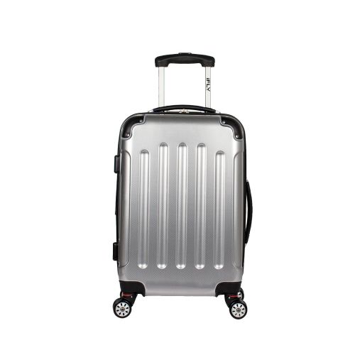  IFLY Luggage iFLY Luggage Ifly Carbon Racing Hard Sided Luggage Silver 20