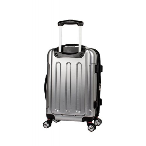  IFLY Luggage iFLY Luggage Ifly Carbon Racing Hard Sided Luggage Silver 20