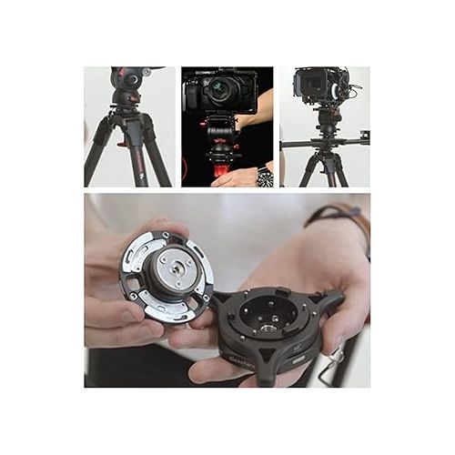  IFOOTAGE Seastar Q1S, Quick Release Plate, Quick Setup Kit with 1/4