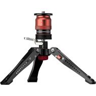 IFOOTAGE Cobra 3 Base-P,Portable Tabletop Mini Tripod Mount with Pedal Locking Control,Quick Release Platform,Max Load 17.6 lbs