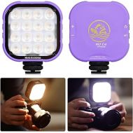 IFOOTAGE RGBW Video Light, Portable RGB Camera Light, 2700K-10000K/CRI 95+/120 mins Battery Life/Rechargeble/APP Control/Magnetic, Camera LED Light for Vlogging/Live Streaming/Photography, C4 Purple