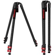 IFOOTAGE Tripod, 61” Carbon Fiber Video Camera Tripod with Quick Fastbowl, Max Load 19.8 lbs, Compatible with Canon, Nikon, Sony DSLR Camcorders