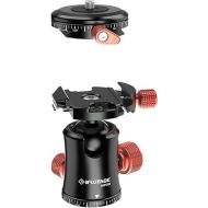 IFOOTAGE Komodo MP30 Ball Head,Metal 360° Rotating Ball Head with Panoramic Quick Release Plate, Compatible with Digital SLR Cameras, Mirrorless Cameras and Digital Cameras （Load 22lbs）