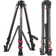 IFOOTAGE Carbon Fiber Tripod Max Load 88 lbs Professional Video Camera Tripod Leg for DSLR Camcorder Video Photography, 59 Max Height