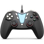 PC Steam Game Controller, IFYOO ONE Pro Wired USB Gaming Gamepad Joystick Compatible with Computer/Laptop(Windows 10/8/7/XP), Android(Phone/Tablet/TV/Box), PS3 - [Black&Silver]