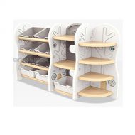 IFam iFam Self Design Cabinet Children Kids Baby Toy Organizer Storage Basket/Bookshelf / Corner Shelf (No.6(Organizer+Bookshelf+Coner Shelf), Beige)