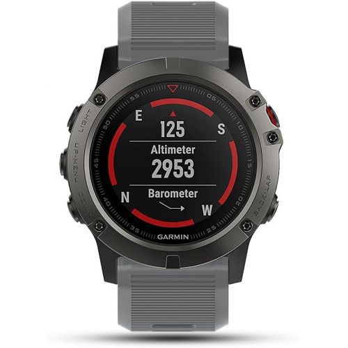  IFeeker Garmin Fenix 5X Multisport GPS Uhr Ersatz Buege Band, iFeeker Weiches Silikon Schnellinstallations Armbanduhr Buegel fuer Garmin Fenix 5X Multisport-GPS-Uhr