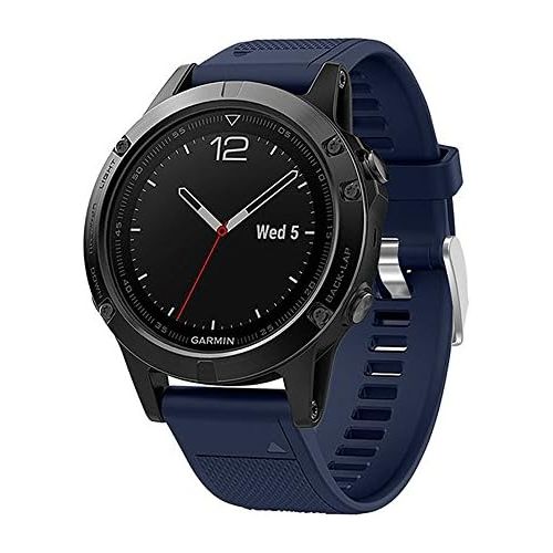  IFeeker Garmin Fenix 5 GPS-Multisport-Smartwatch Uhr Ersatzband, iFeeker Weiche Silikon Schnellinstallation Armbanduhr Gurt Riemen fuer Garmin Fenix 5 GPS-Multisport-Smartwatch