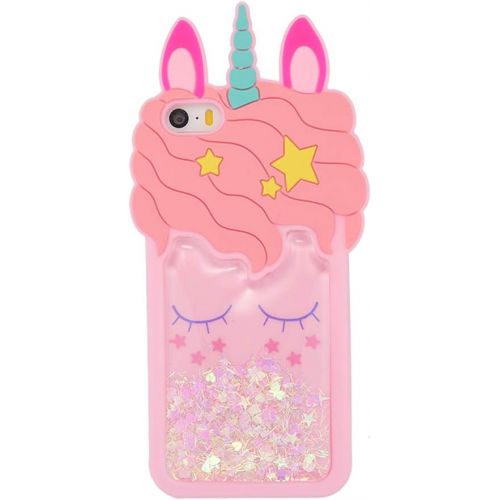  [아마존베스트]for iPod Touch 7(2019) Case,iFunny Cute 3D Cartoon Animal Quicksand Unicorn Floating Glitter Stars Shockproof Soft Silicone Kawaii Case For iPod Touch 7(2019)/iPod Touch 5 6 (Quick