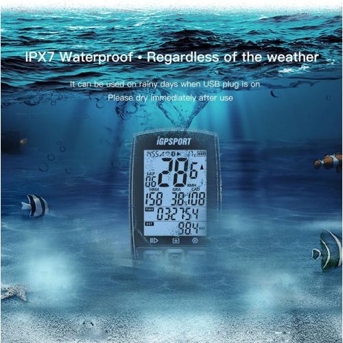  [아마존베스트]IGPSPORT IGS50E GPS Bike Computer Wireless ANT+ GPS Cycling Computer Bicycle Speedometer and Odometer GPS Cycle Computer with Bike Mount Waterproof