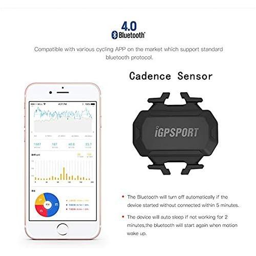  [아마존베스트]IGPSPORT Bike Cadence Sensor and Speed Sensor for Cycling Compatible ANT+ & Bluetooth Wireless