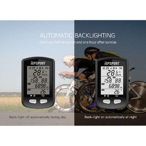  [아마존 핫딜]  [아마존핫딜]IGPSPORT GPS Fahrradcomputer mit ANT + Funktion iGPSPORT iGS10 Radfahren Computer Unterstuetzung Pulsmesser und Geschwindigkeit Kadenz Sensor Anschluss