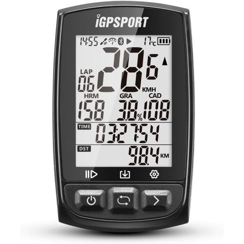  [아마존베스트]iGPSPORT GPS Bike Computer Big Screen with ANT+ Function iGS50E Wireless Cycle Computer Waterproof