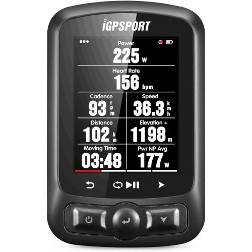  iGPSPORT iGS620 GPS Cycling Bike Computer Map Navigation Wireless Waterproof Cycle Computer Compatible with ANT+ or Bluetooth Sensors