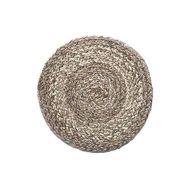 IHF Home Decor Table Trivets Rug for Kitchen, Dinner Tables, Bar Drink, Living Room, Bathroom | 100% Natural Braided Area Trivet - Round Shaped | Ashwood - Jute Fiber Circle Rugs 8