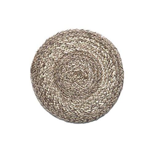  IHF Home Decor Table Trivets Rug for Kitchen, Dinner Tables, Bar Drink, Living Room, Bathroom | 100% Natural Braided Area Trivet - Round Shaped | Ashwood - Jute Fiber Circle Rugs 8