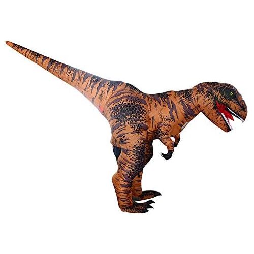  할로윈 용품IHGYT T-Rex Dinosaur Inflatable Costume Super Dinosaur Blow up Fancy Dress Cosplay Halloween Christmas Party for Adult