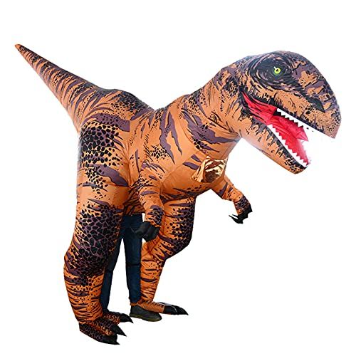  할로윈 용품IHGYT T-Rex Dinosaur Inflatable Costume Super Dinosaur Blow up Fancy Dress Cosplay Halloween Christmas Party for Adult