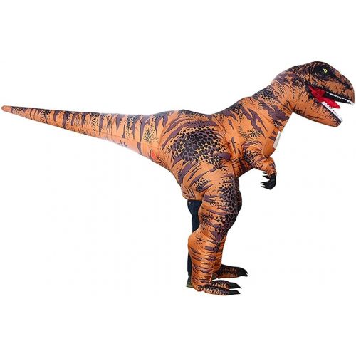  할로윈 용품IHGYT T-Rex Dinosaur Inflatable Costume Super Dinosaur Blow up Fancy Dress Cosplay Halloween Christmas Party for Adult