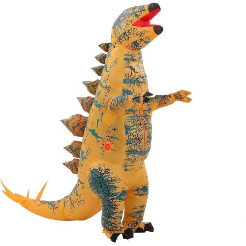  할로윈 용품IHGYT Inflatable Stegosaurus Costume Full body suit Air Blow up Cosplay Party Dress