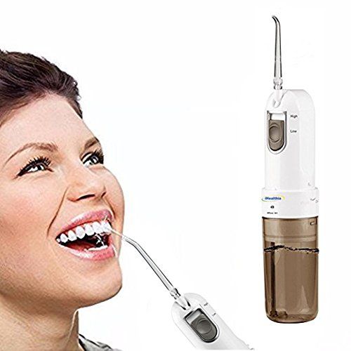  IHealthia iHealthia Power Dental Water Flosser, Collapsible Oral Irrigator, Cordless, Portable, Handheld...