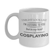 /IHeartPopCulture Working Yet Cosplaying Mug. Gift For Cosplaying Lover. Funny Cosplayer Gift. 11oz 15oz Coffee Mug.
