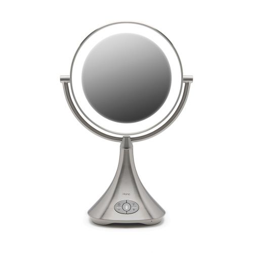  IHome iHome 1X7X Portable Double-Sided 9-Inch Vanity Mirror with Bluetooth Speaker