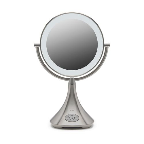  IHome iHome 1X7X Portable Double-Sided 9-Inch Vanity Mirror with Bluetooth Speaker