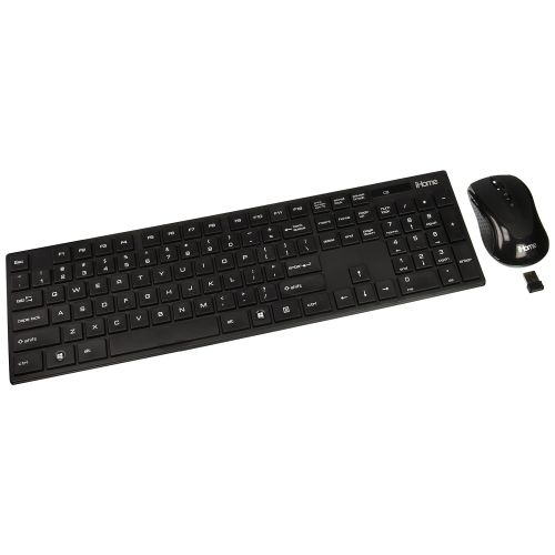  iHome by Lifeworks Technology IH-KM2000B Wireless Keyboard Mouse Bundle (Black)