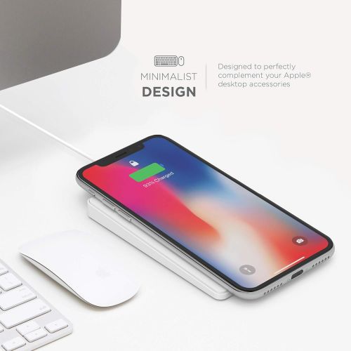  [아마존 핫딜] iHome Wireless Qi Charging Pad: AirPad Charger Qi Certified Fast Charge Station: 7.5W for iPhone 11, 11 Pro, 11 Pro Max, XR, Xs Max, XS, X, 8, 8 Plus, or 10W Galaxy S10 S9, Note 10