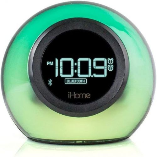  [아마존베스트]IHome iHome IBT29 Bluetooth Color-Changing Dual Alarm Clock Radio with Speakerphone