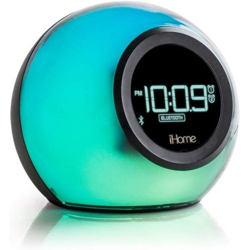  [아마존베스트]IHome iHome IBT29 Bluetooth Color-Changing Dual Alarm Clock Radio with Speakerphone