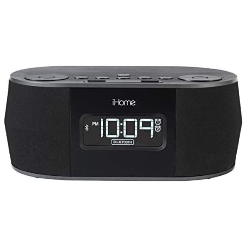  IHome iHome iBT38G Bluetooth Stereo Dual Alarm Clock Radio - Featuring Melody, Voice Powered Music Assistant