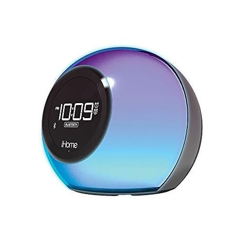  IHome iHome iBT29BC Bluetooth Color Changing Dual Alarm Clock FM Radio with USB Charging and Speakerphone