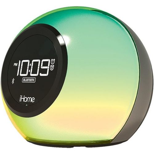  IHome iHome iBT29BC Bluetooth Color Changing Dual Alarm Clock FM Radio with USB Charging and Speakerphone