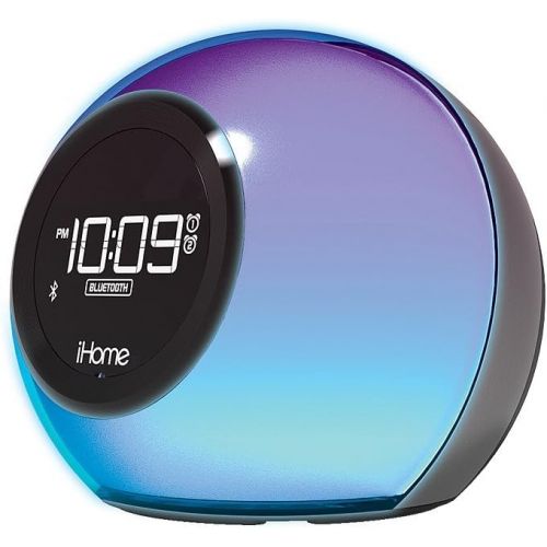  IHome iHome iBT29BC Bluetooth Color Changing Dual Alarm Clock FM Radio with USB Charging and Speakerphone