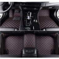 IJDMTOY kaifeng for Dodge Charger 2011-2017 Car Floor Mats Custom Fit All-Weather 3D Covered Car mat Carpet FloorLiner Floor Auto Mats (Black red, 2016)