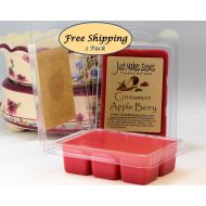 IJustMakeScents Cinnamon Apple Berry Yankee Candle Type Warming Tarts - 2 Pack with FREE SHIPPING - Scented Soy Wax Cubes - Compare to Scentsy Wax Melts