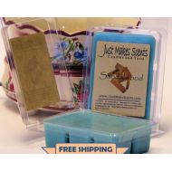 IJustMakeScents Sandalwood Wax Melts - 2 Pack With FREE SHIPPING - Scented Wax Cubes - Compare to Scentsy Bars