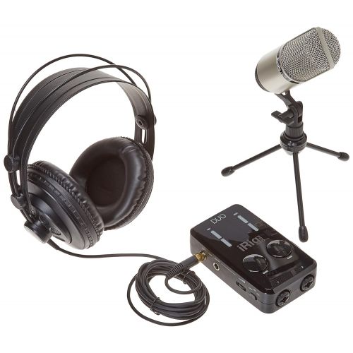  IK Multimedia iRig Pro Duo Studio Suite complete recording bundle for iPhone, iPad & MacPC