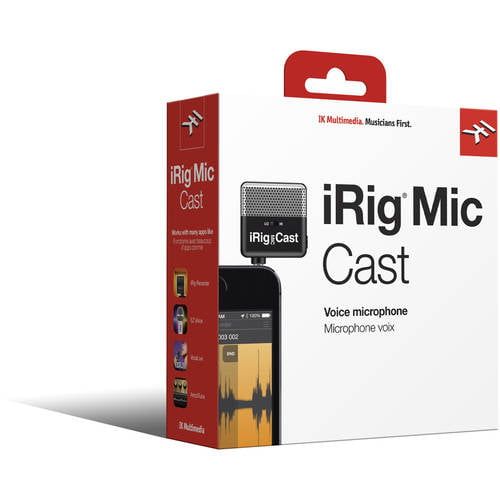  IK MULTI MEIDA iRig Mic Cast for iOS Devices